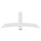 Ekena Millwork Bellingham Architectural Grade PVC Gable Bracket, 72"W x 30"H x 4"D x 6"F, 10/12 Pitch GBP072X30X0406BEL00 - alternate 3